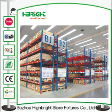 Sistemas de almacenamiento logístico de bastidor de metal resistente para trabajo pesado Warehouse